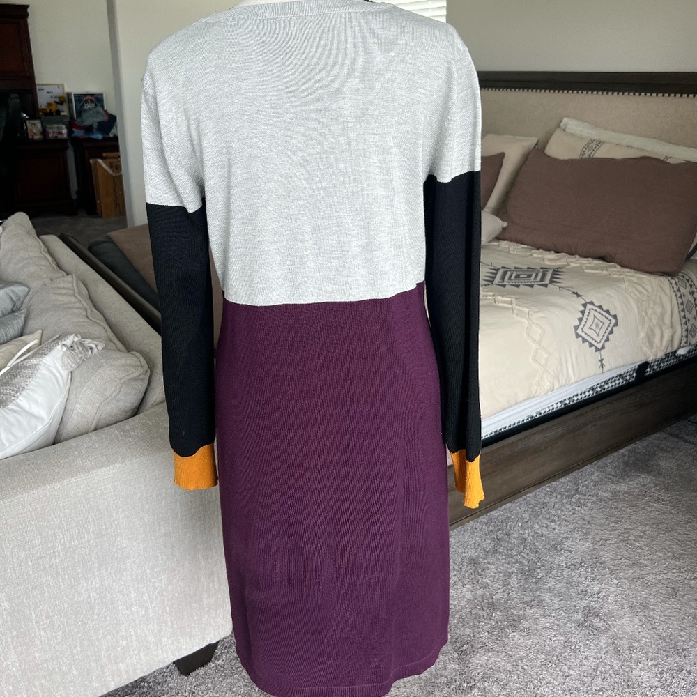 Sweater cozy dress for winter